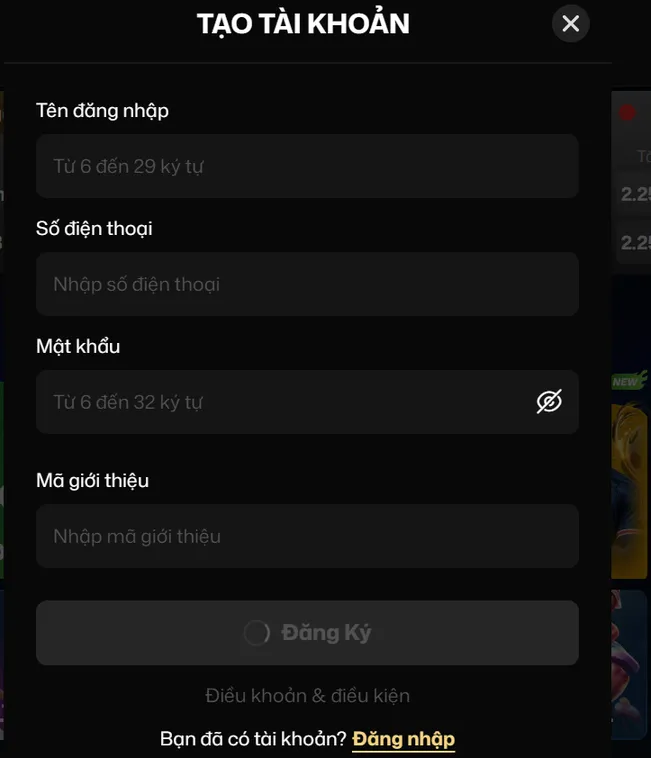 Hướng Dẫn Các Bước Đăng Ký VaoBet Thành Công Dành Cho Mọi Tân Thủ