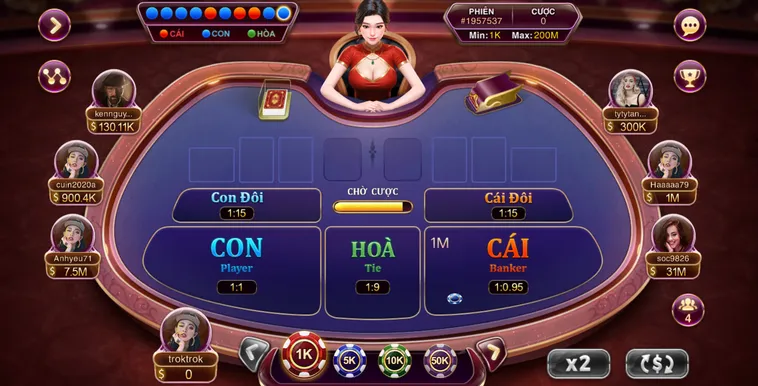 Table Game Baccarat Kim Tài Tại VaoBet Sảnh Cá Cược Đỉnh Cao Cho Cao Thủ