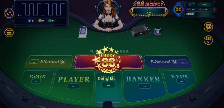 Nổ Hũ Baccarat Lucky 88 Tại VaoBet Sảnh Cá Cược Đẳng Cấp Với Hệ Số Nhân Khủng