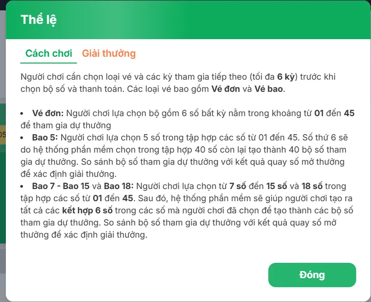 Trải Nghiệm Đỉnh Cao Mega 645 VaoBet Với Giải Thưởng Jackpot Siêu Khủng