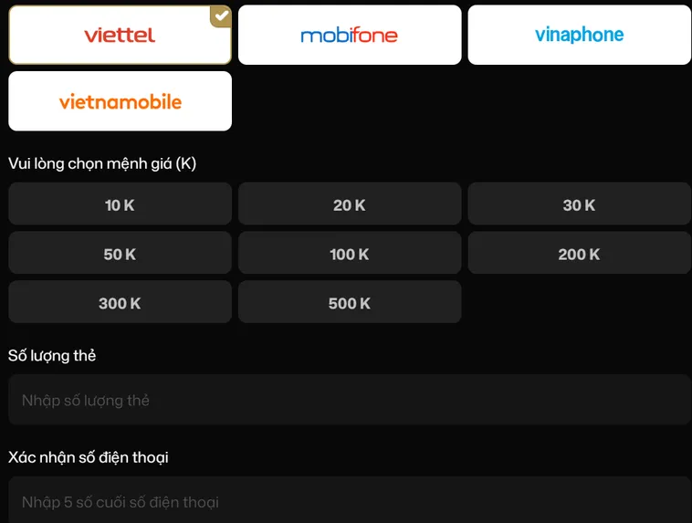Phương Thức Rút Tiền Bằng Thẻ Cào Tại VaoBet Tốc Độ Cao Cho Người Chơi Thắng Lớn