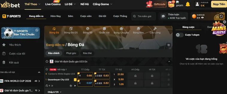 Thể Thao T Sports Tại VaoBet Thiên Đường Cá Cược Đỉnh Cao Nhất