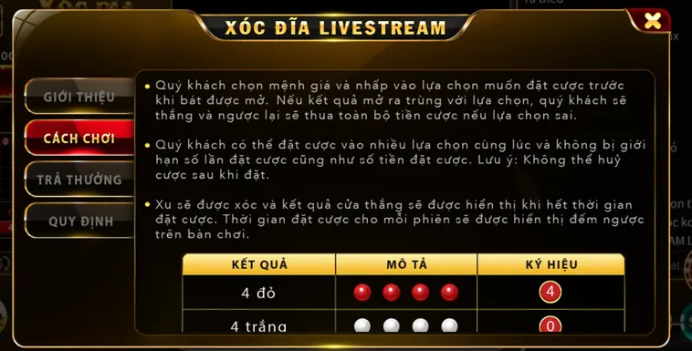 Chiến Thuật Chơi Xóc Đĩa Live Đỉnh Cao Tại VaoBet Với Tỷ Lệ Thắng Khủng